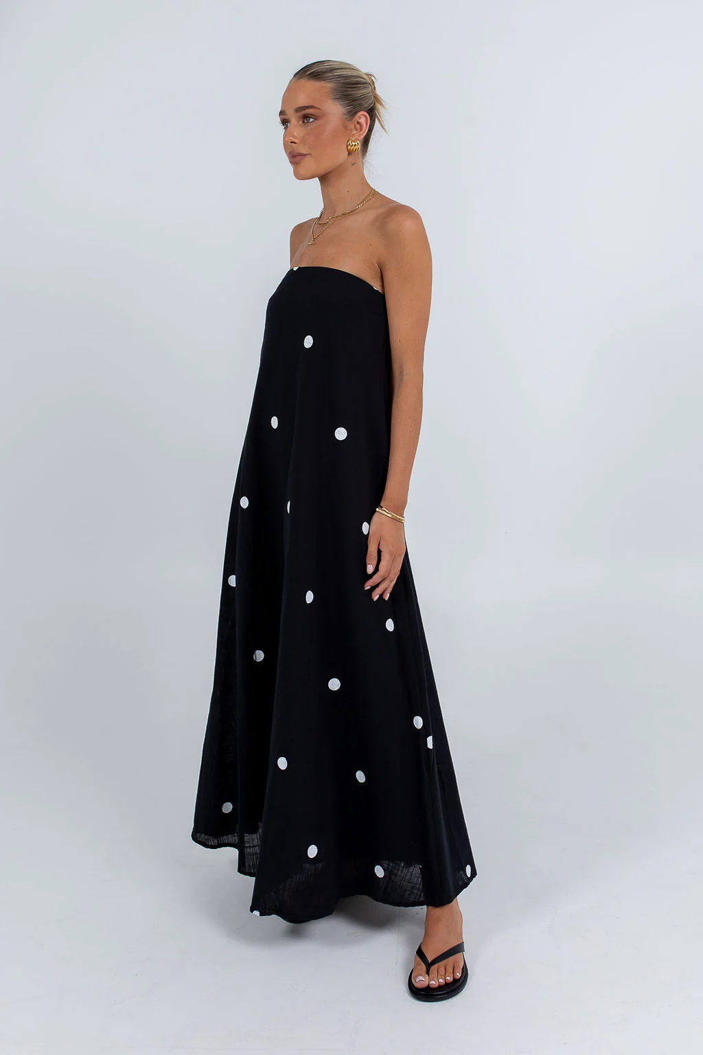 Quella Maxi Dress Black - Image 4