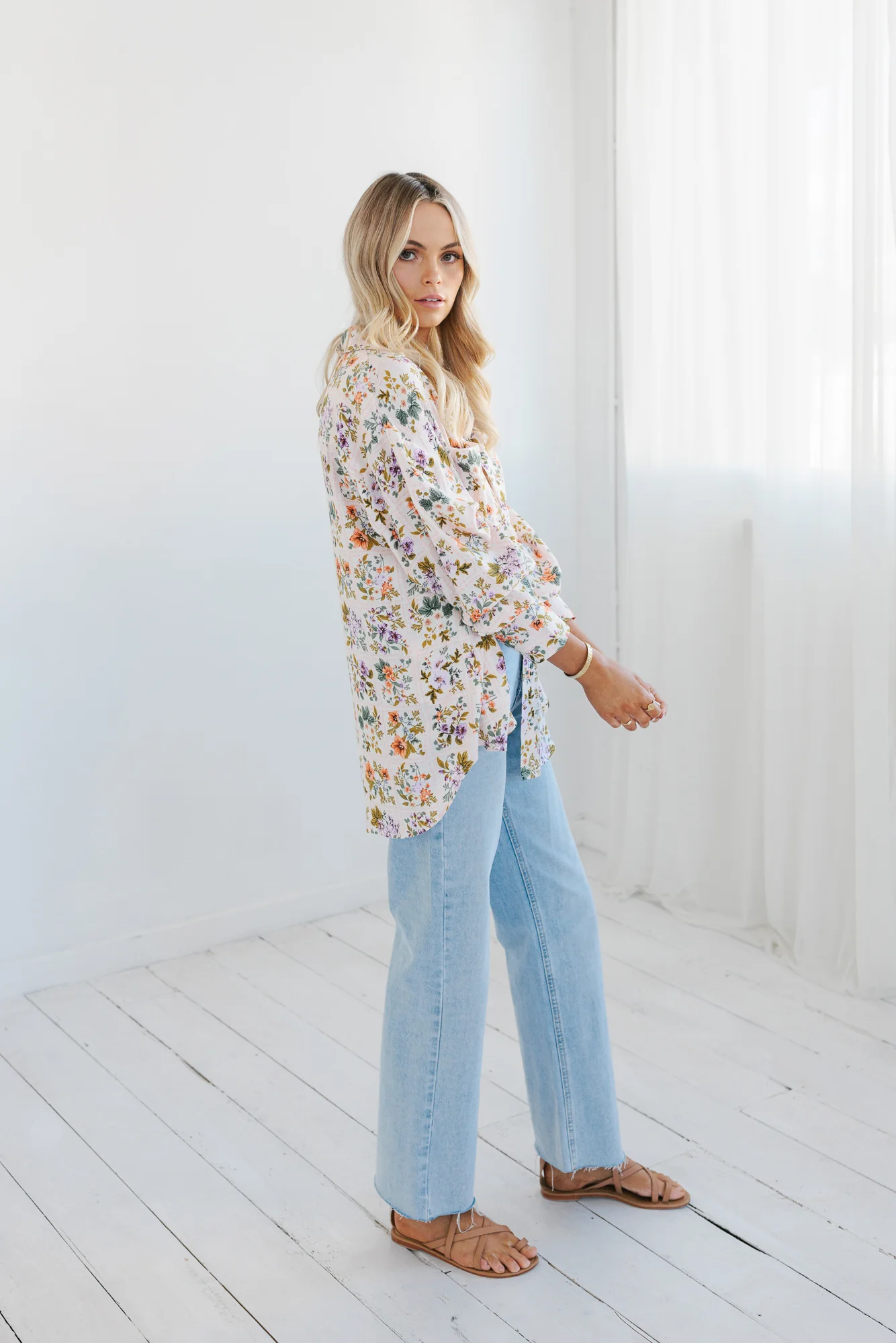 Rhea Shirt Floral Tile - Image 16