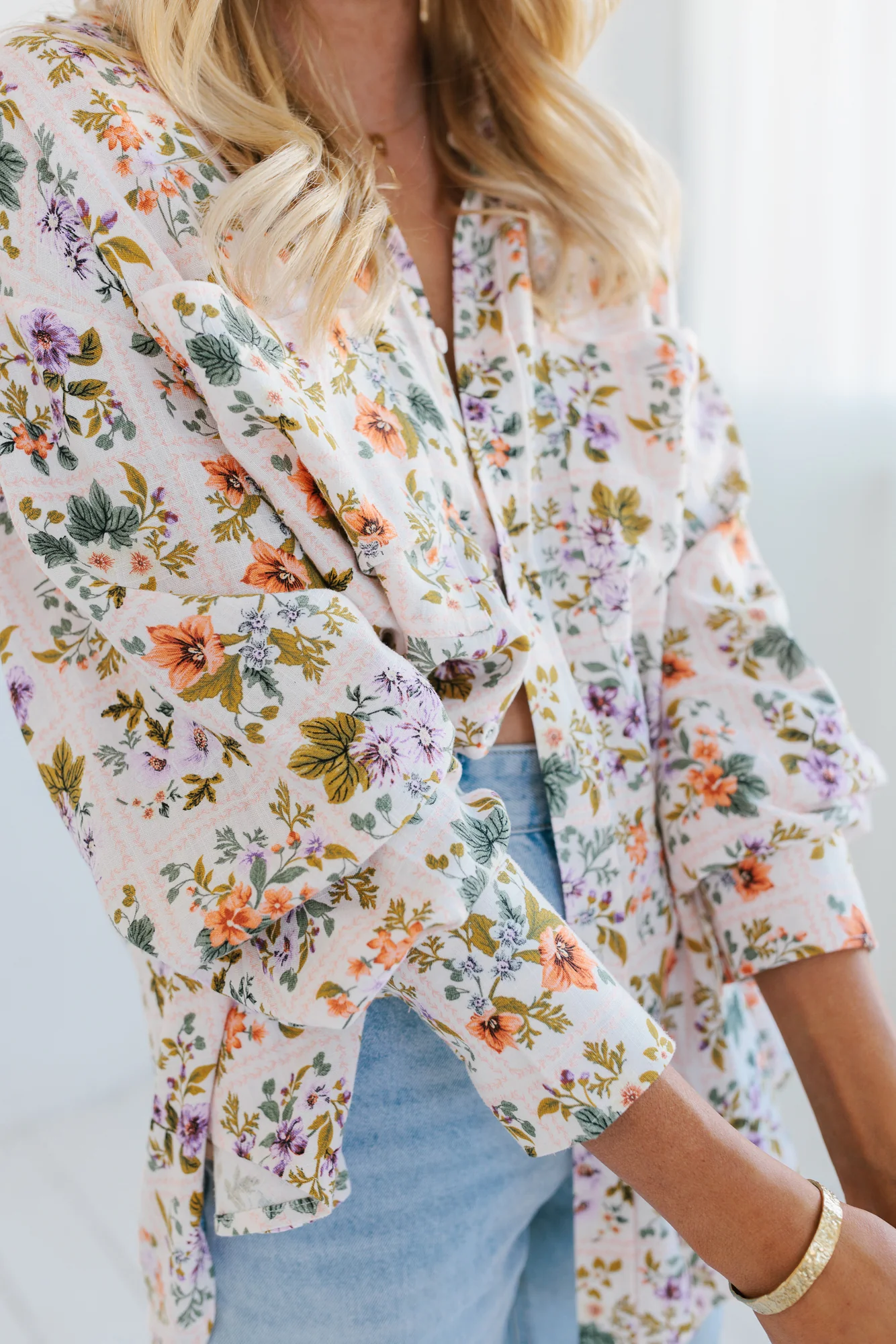 Rhea Shirt Floral Tile - Image 17