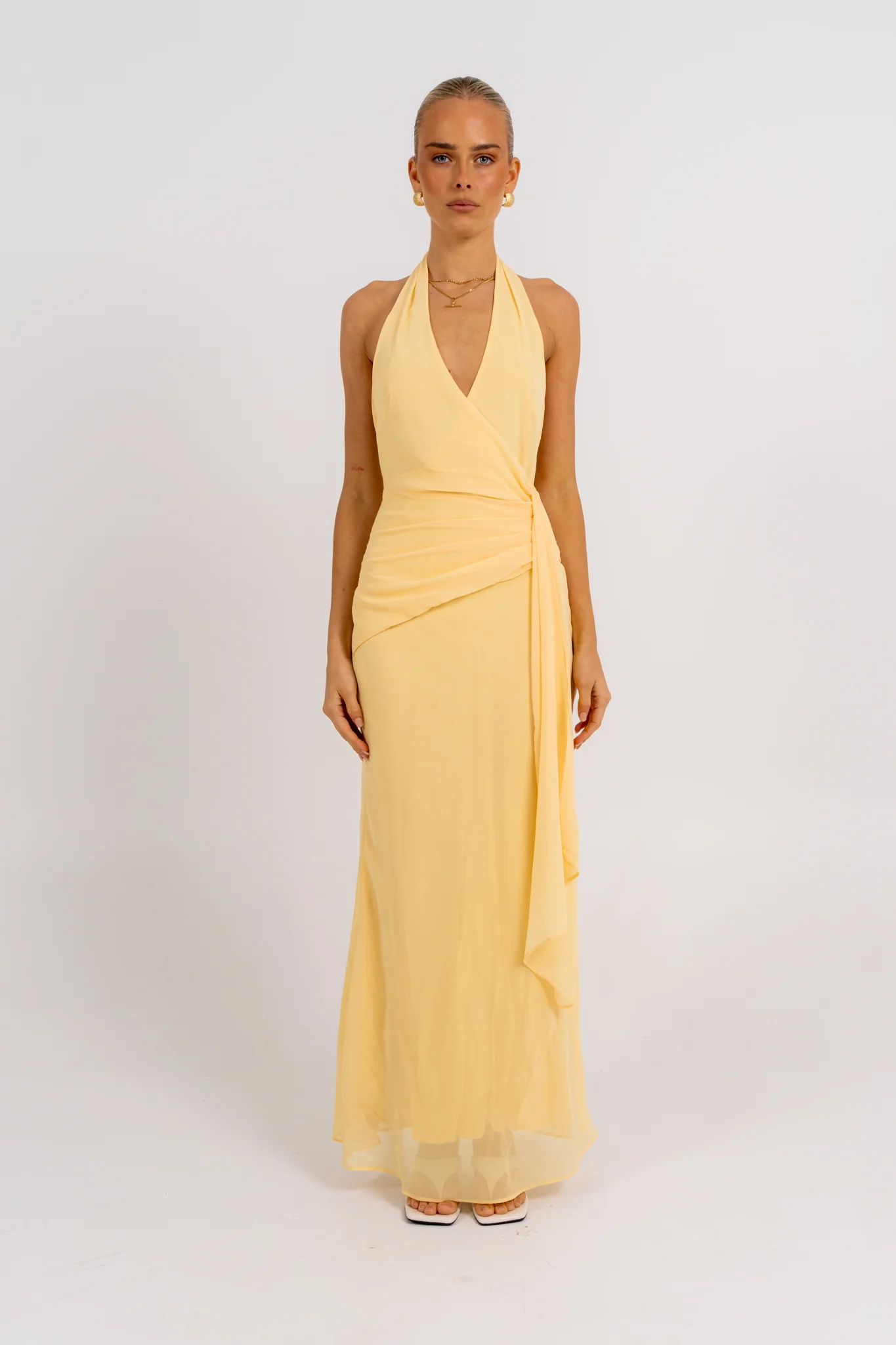 Rory Maxi Dress Lemon - Image 6