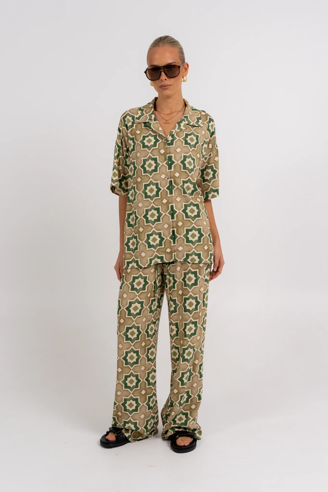 Citta Pants Khaki Tile - Image 6