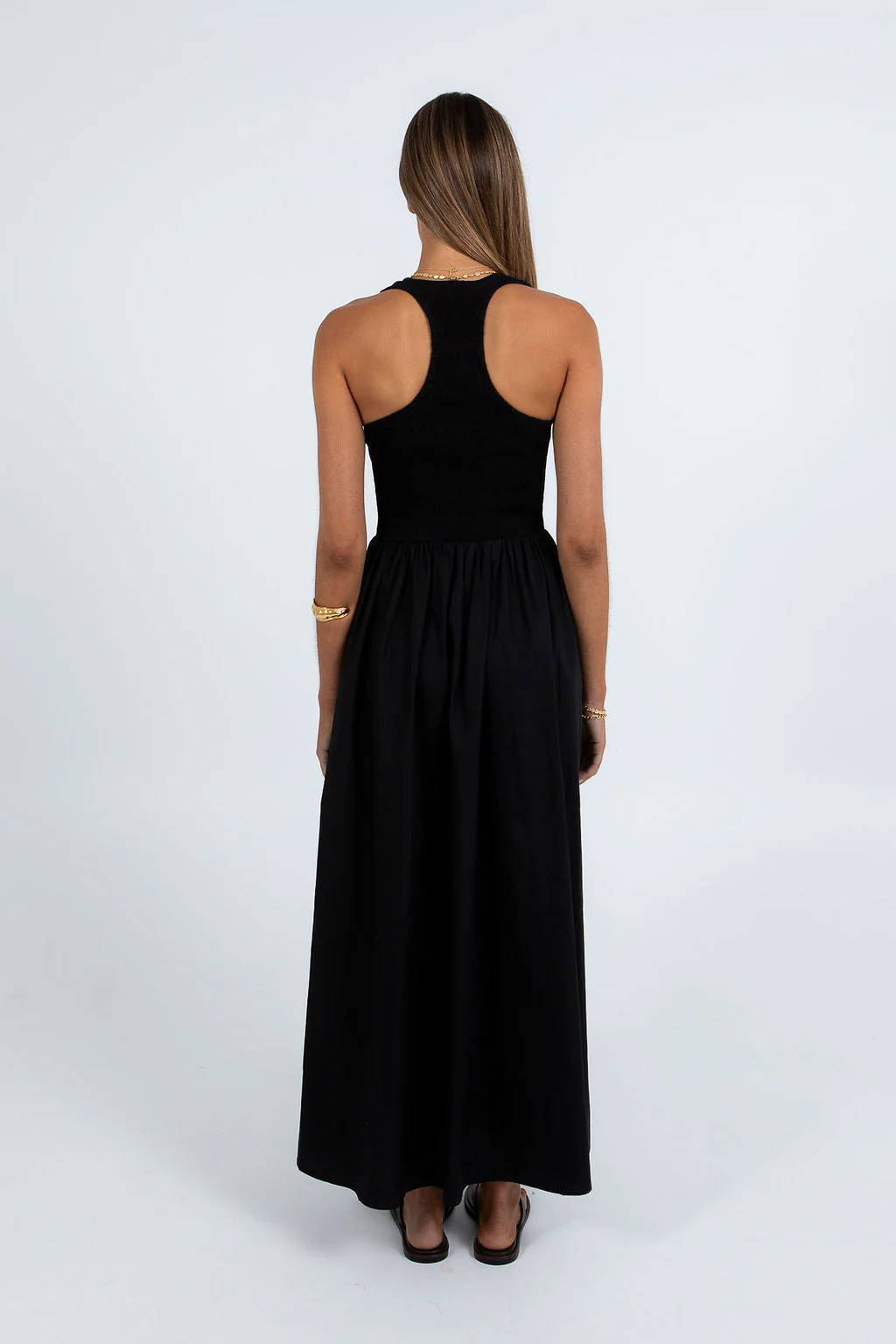 Selene Maxi Dress Black - Image 4