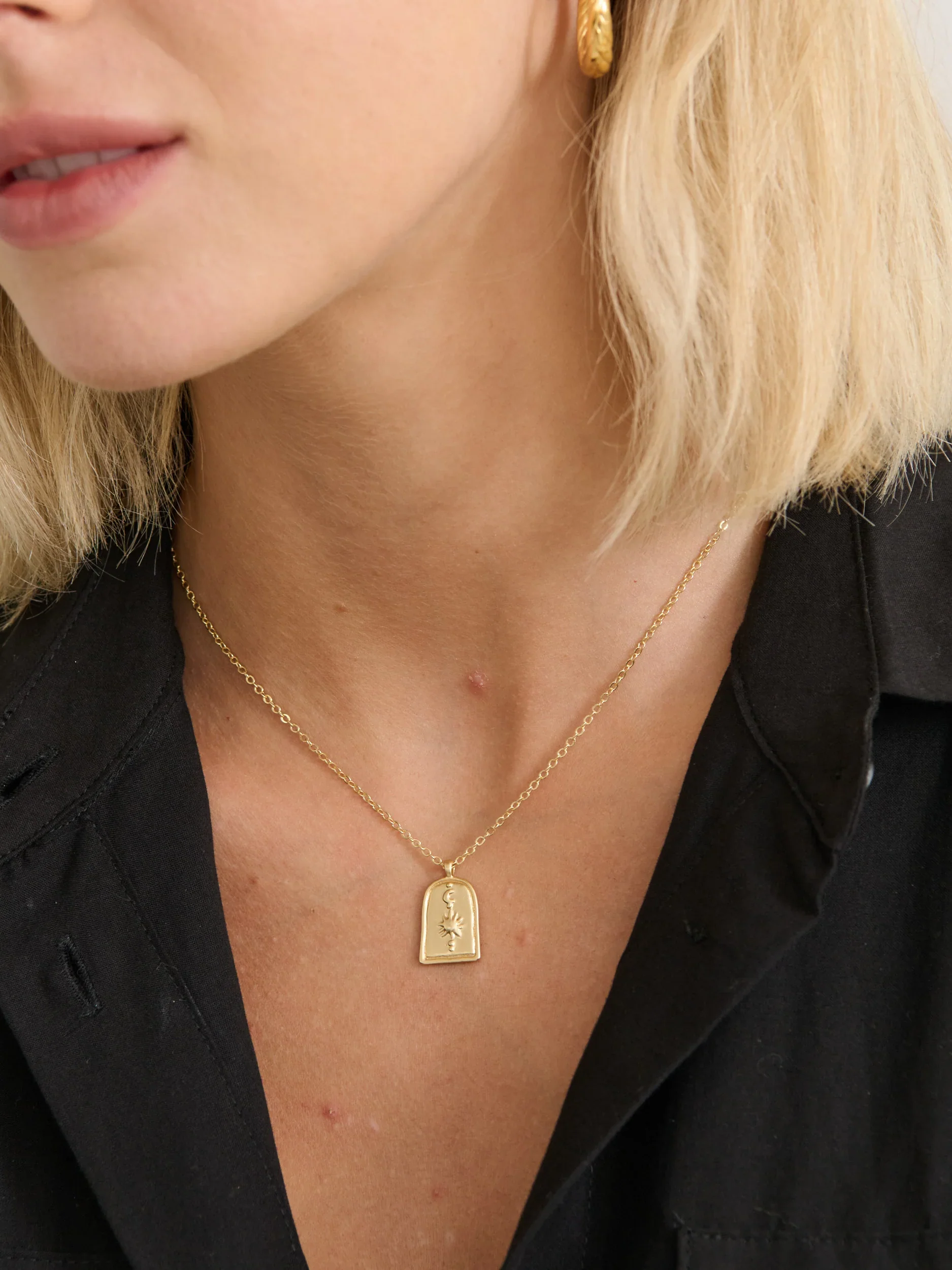 Siena Necklace Gold - Image 3