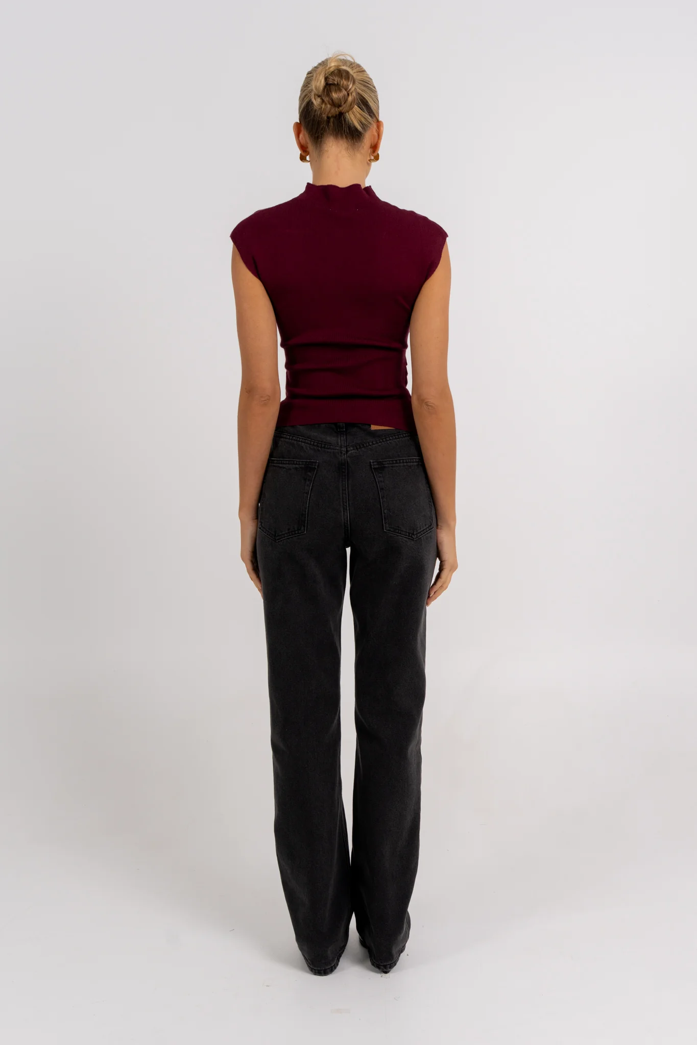 Tahmina Top Burgundy - Image 4