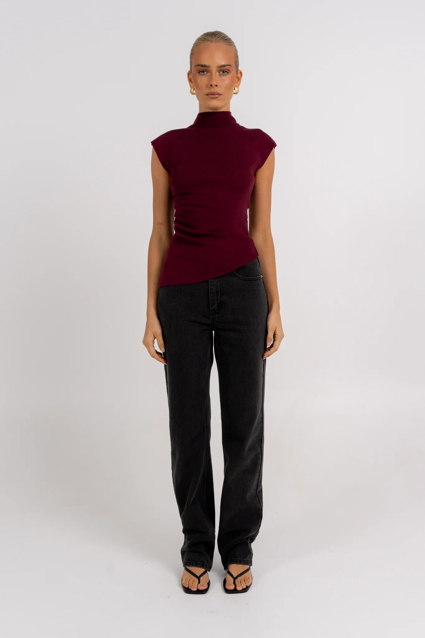 Tahmina Top Burgundy - Image 6