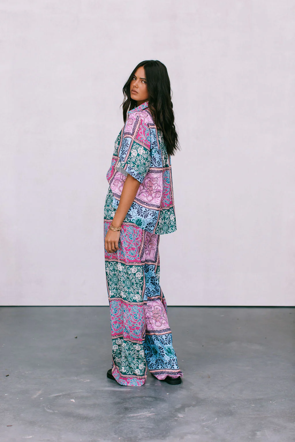 Loren Shirt Paisley Tile Print - Image 6