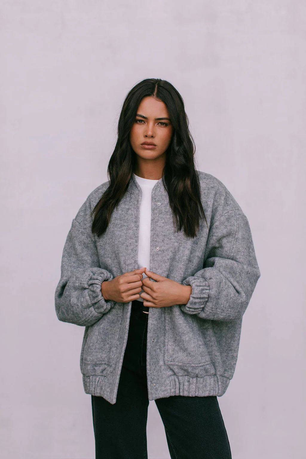 Tully Bomber Jacket Grey - Image 12