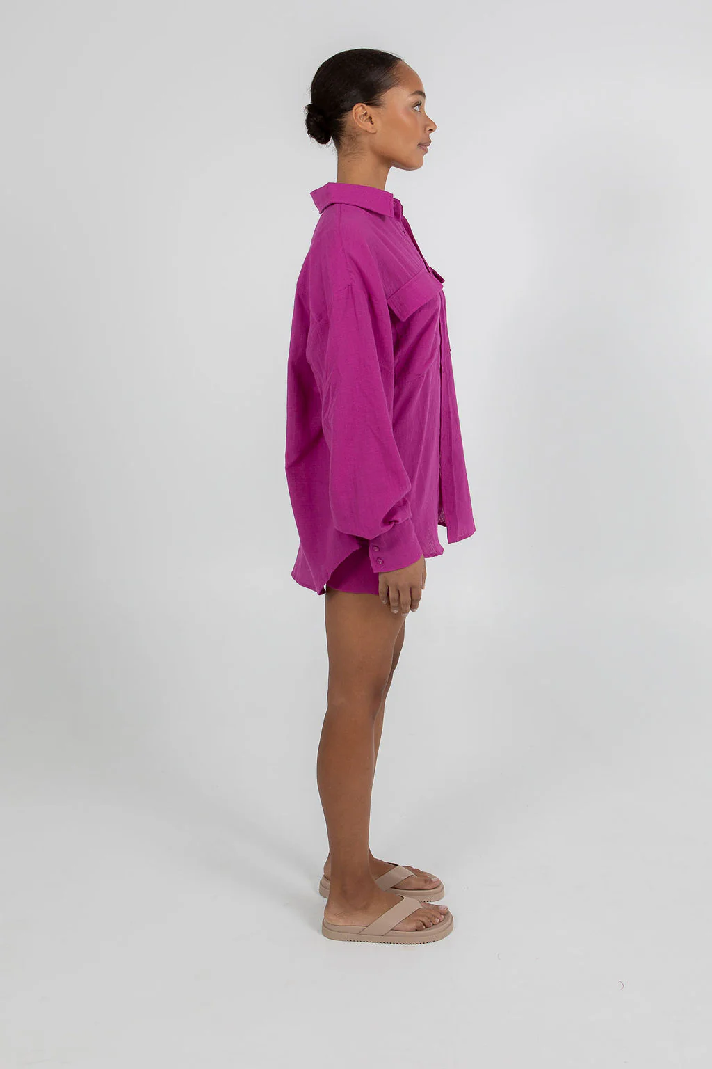 Rosette Shirt Magenta - Image 7