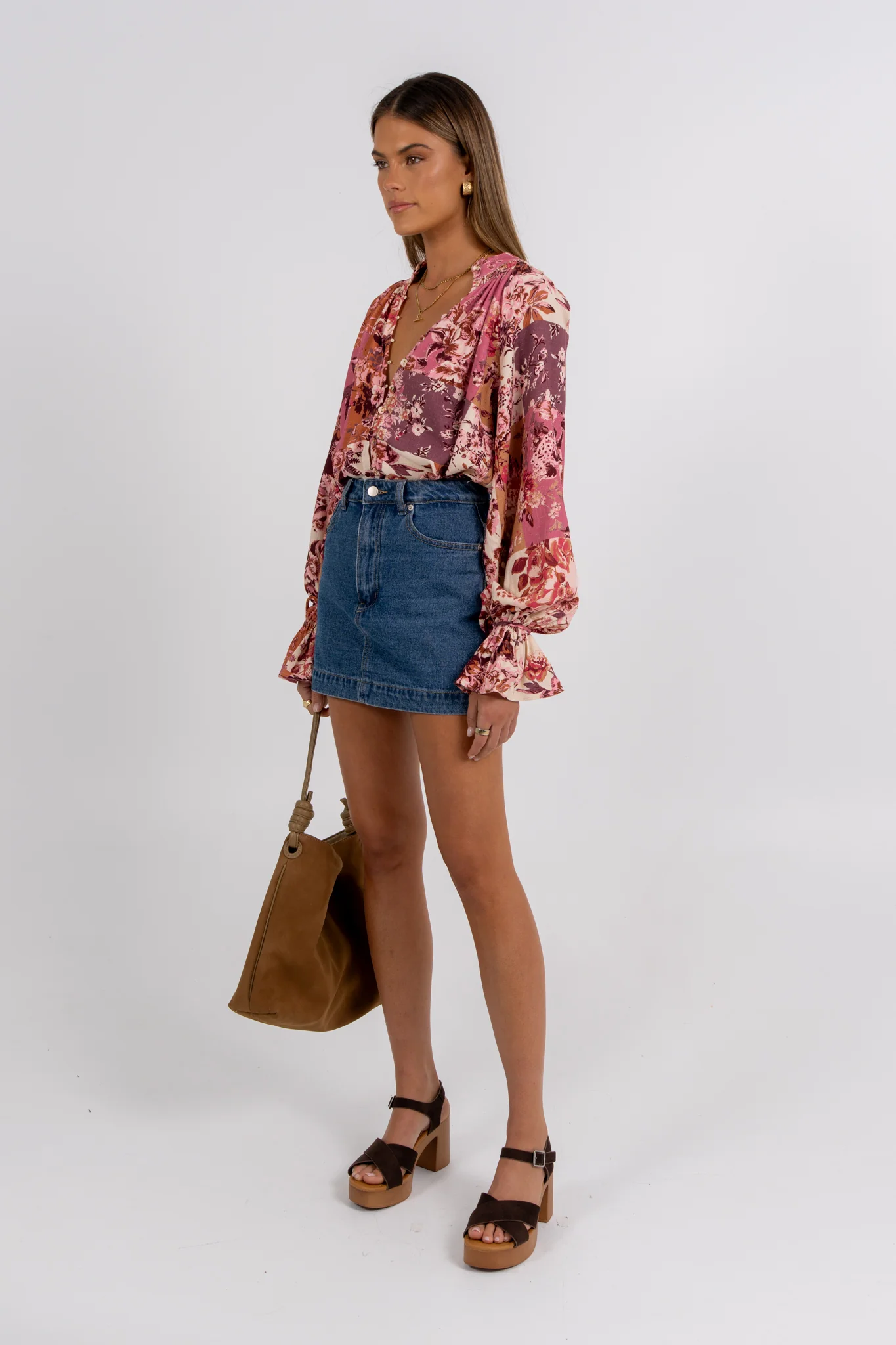 Undina Blouse Fleur Print - Image 2