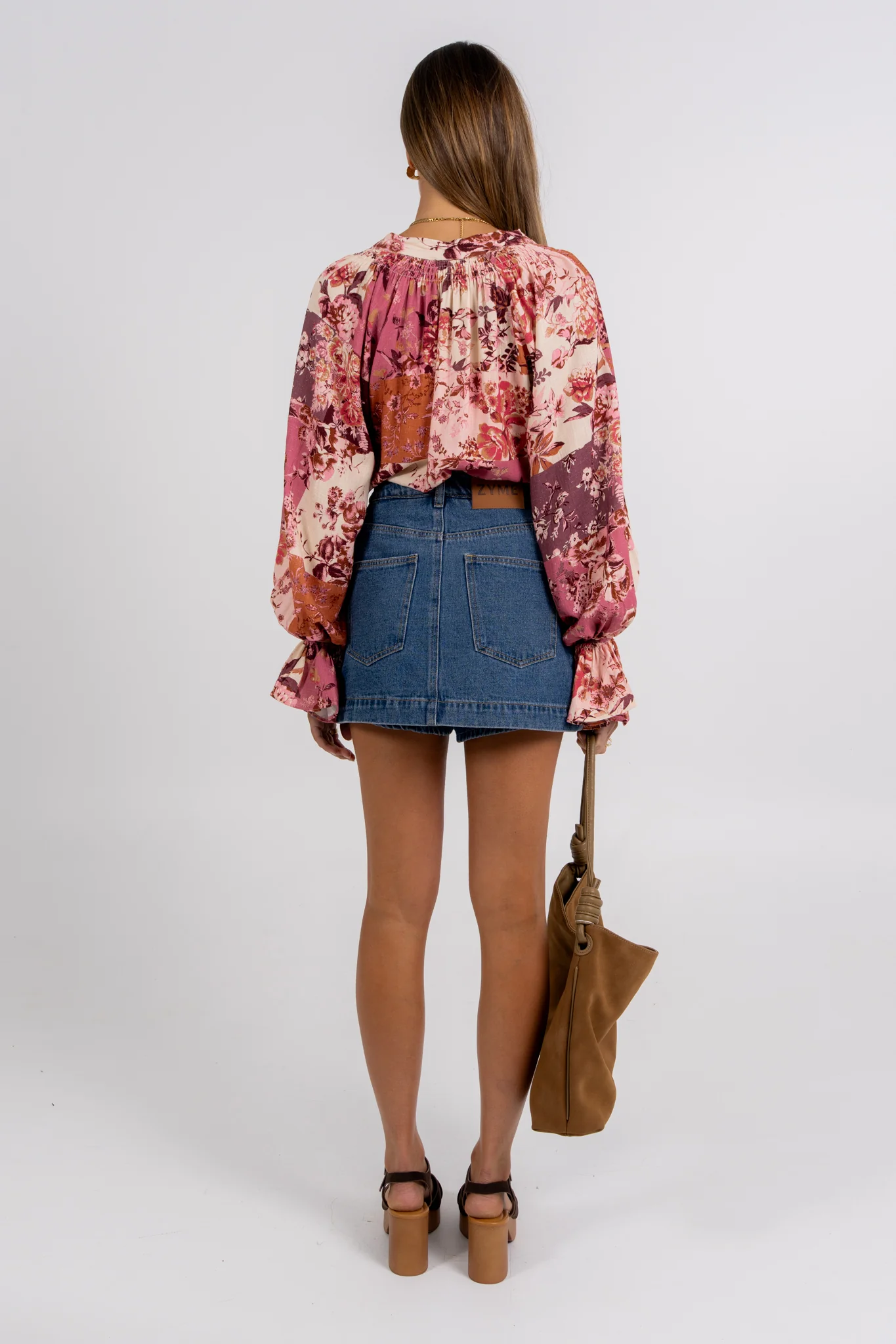 Undina Blouse Fleur Print - Image 8