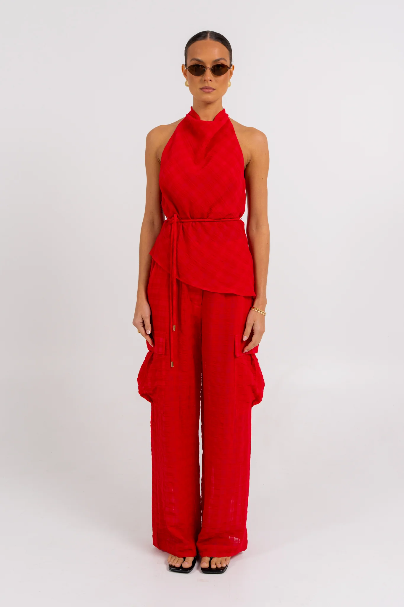 Brielle Pant Red
