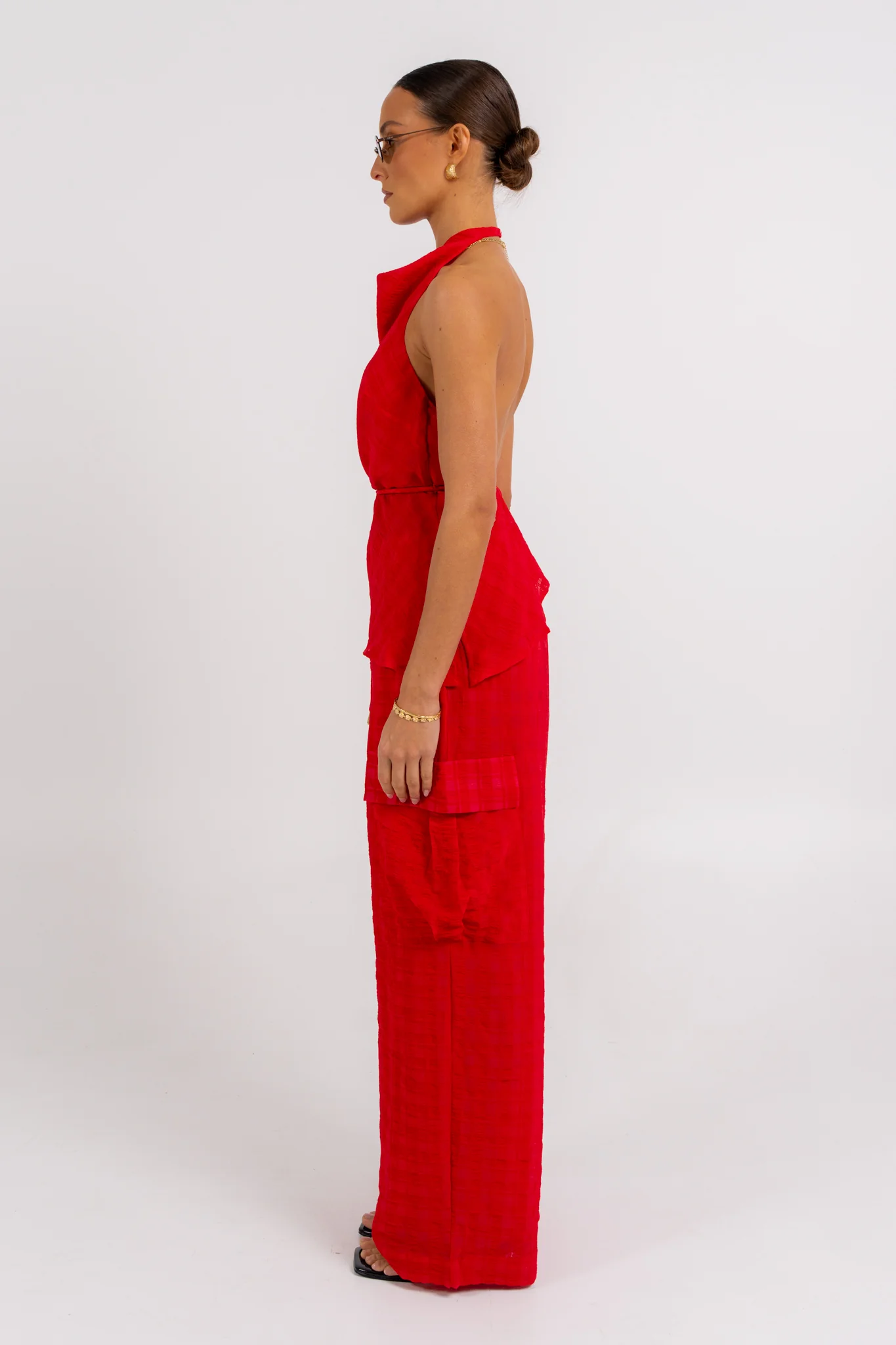 Uniah Halter Top Red - Image 9