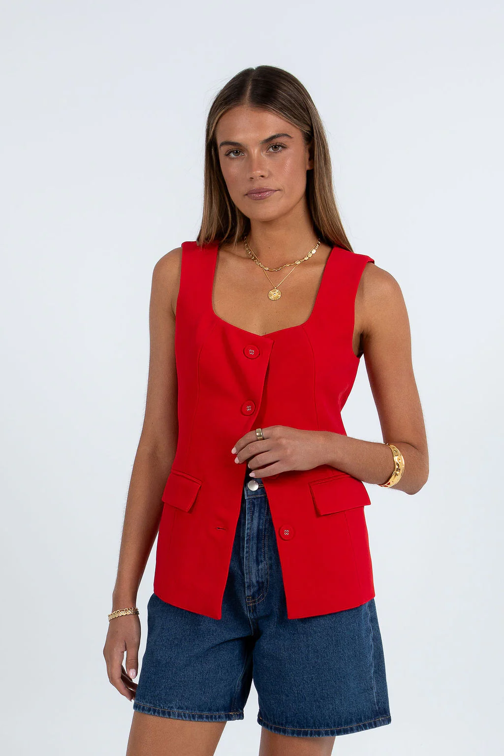 Valli Vest Red - Image 6
