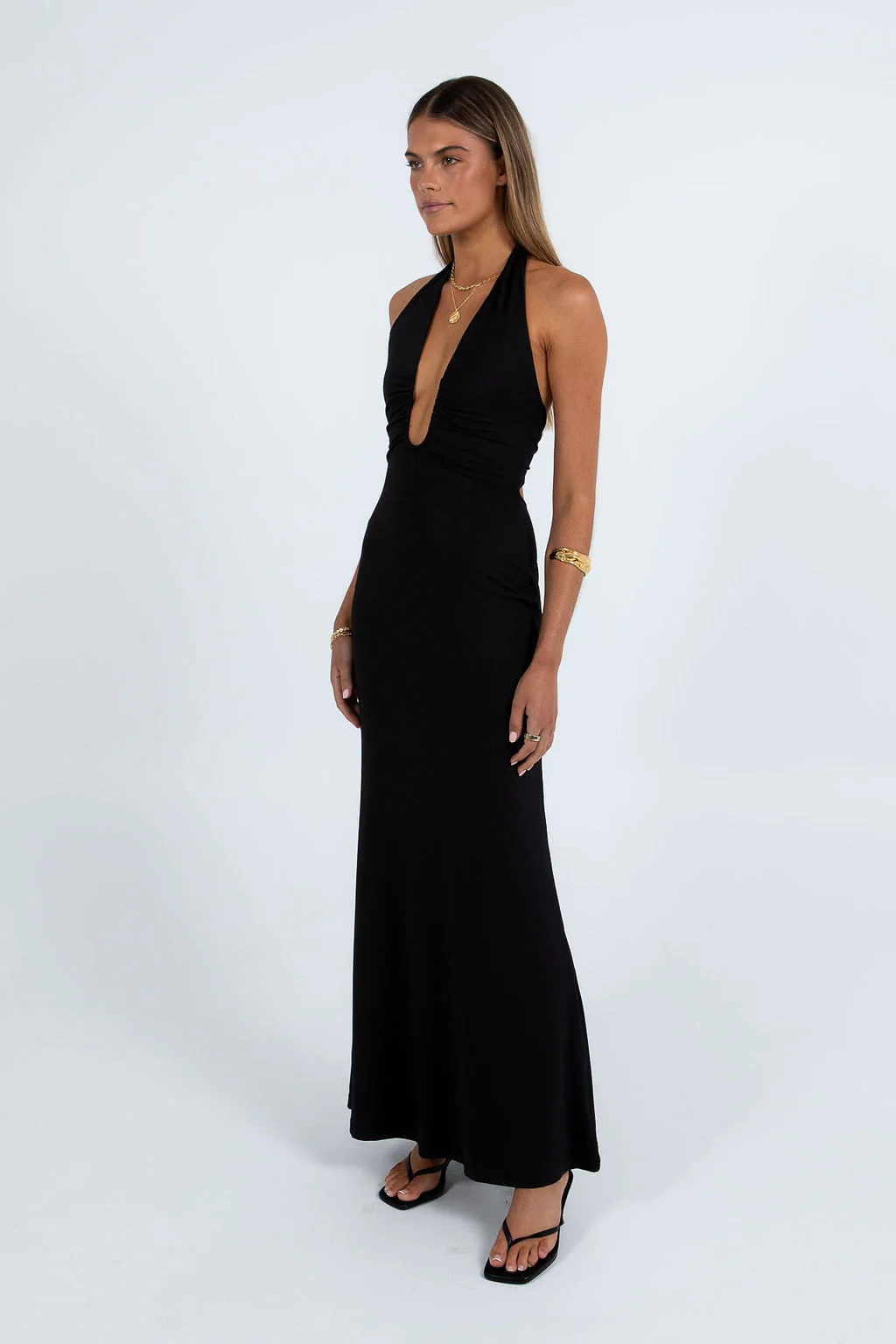 Vanta Maxi Dress Black - Image 3
