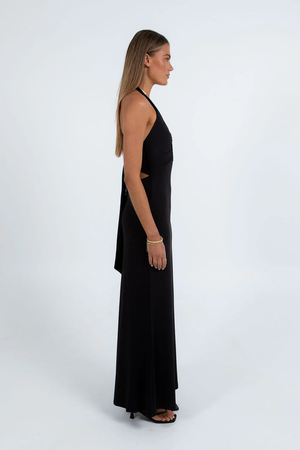 Vanta Maxi Dress Black - Image 8