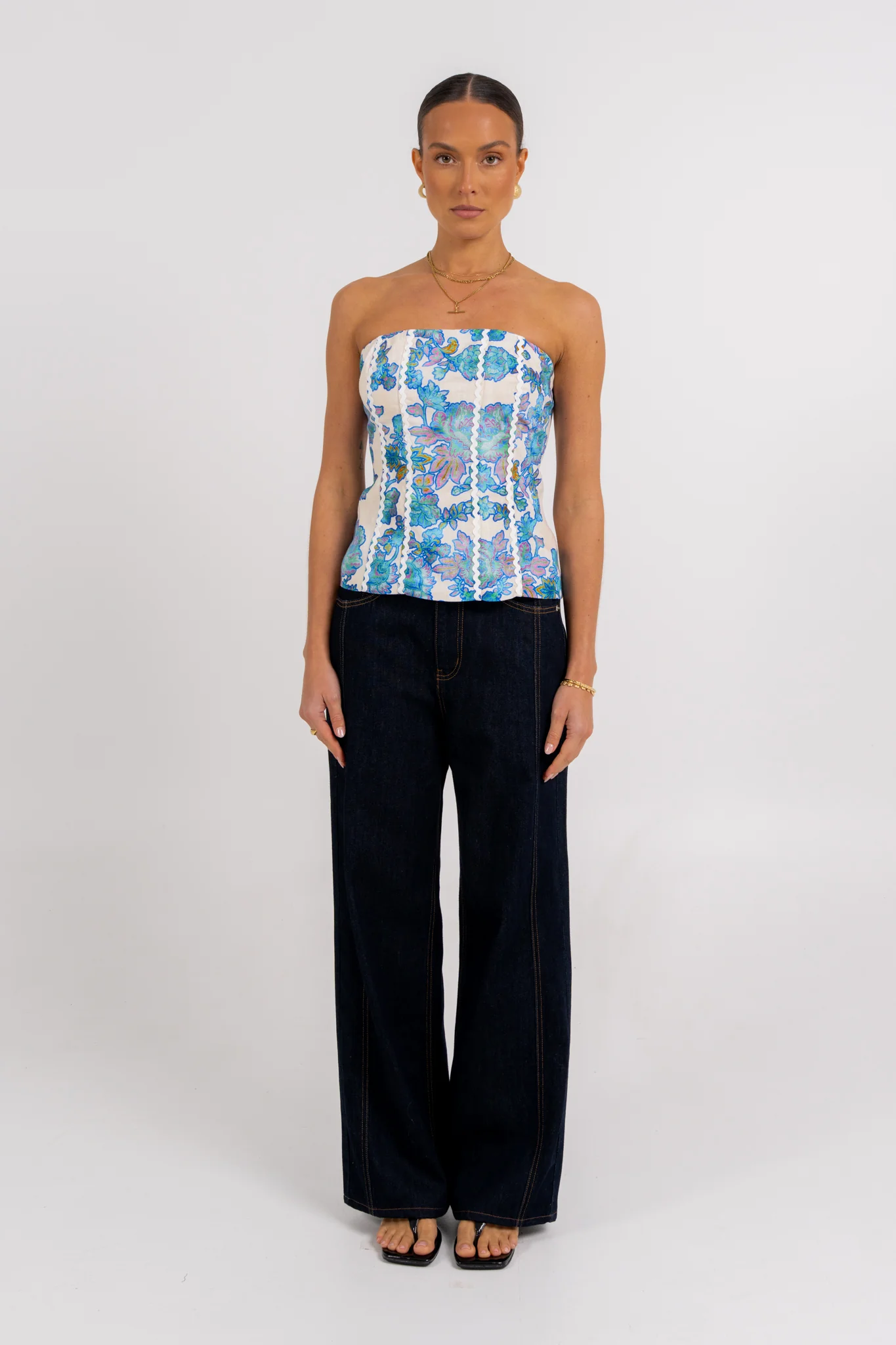 Vola Strapless Top Inkora Print - Image 6