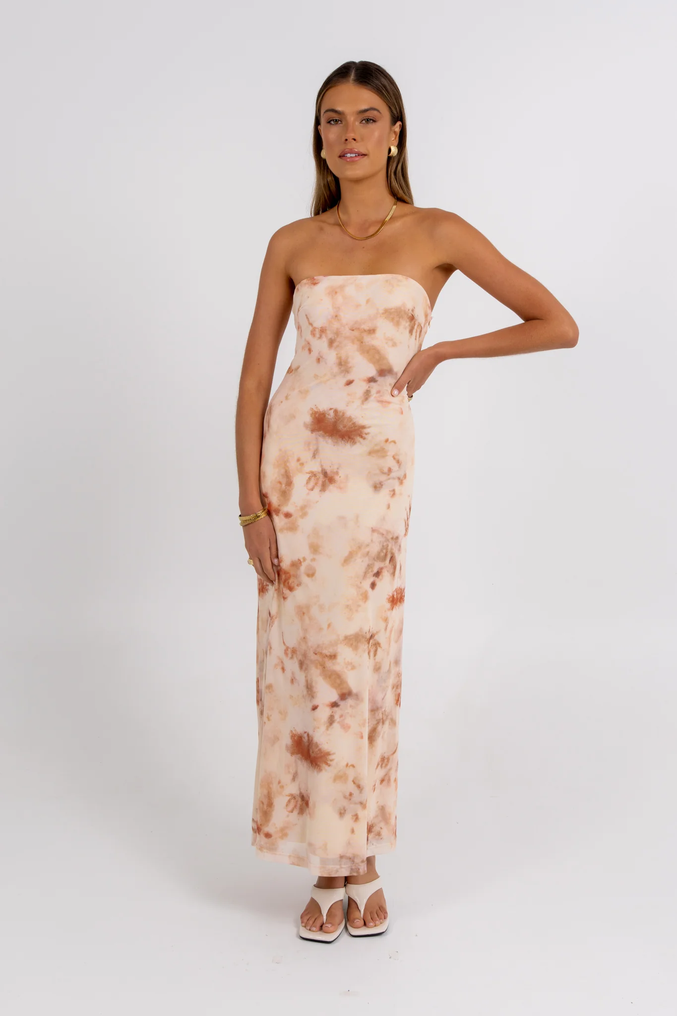 Wendi Dress Beige Haze - Image 3