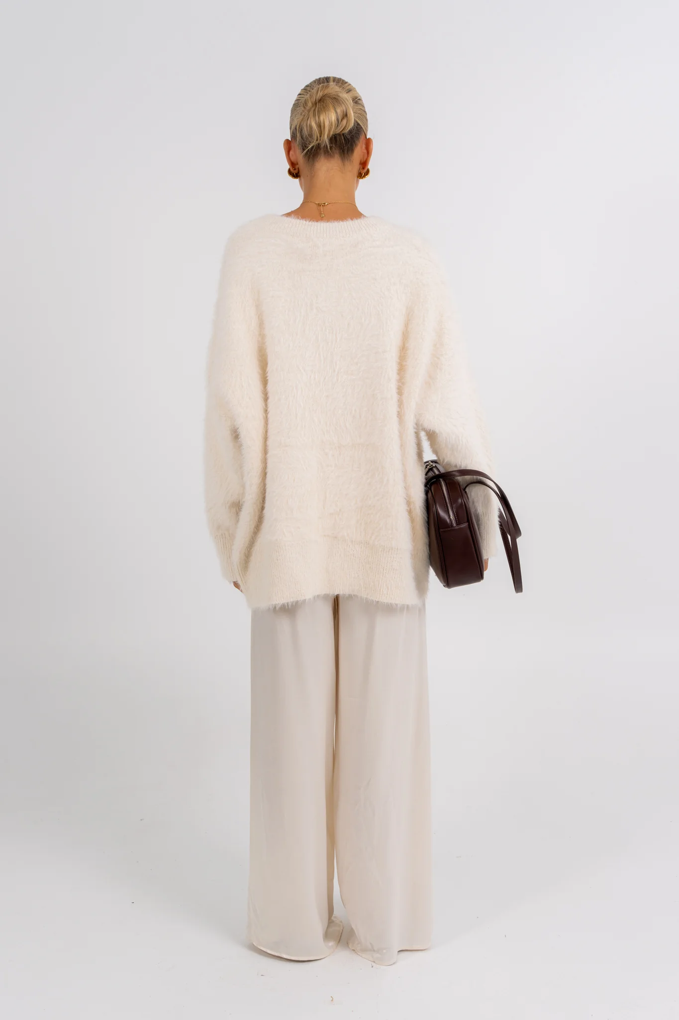 Willow Knit Jumper Cream - Image 4