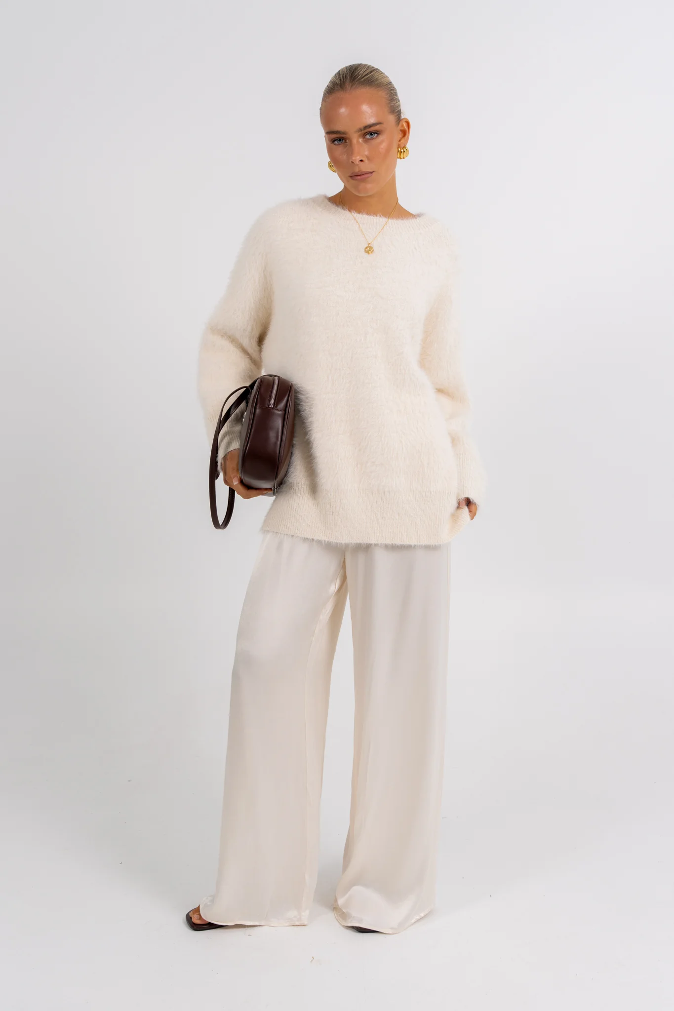 Willow Knit Jumper Cream - Image 6