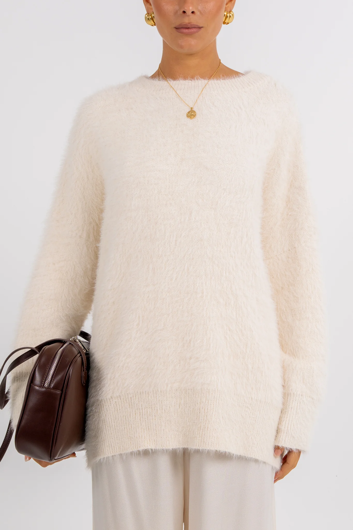 Willow Knit Jumper Cream - Image 7