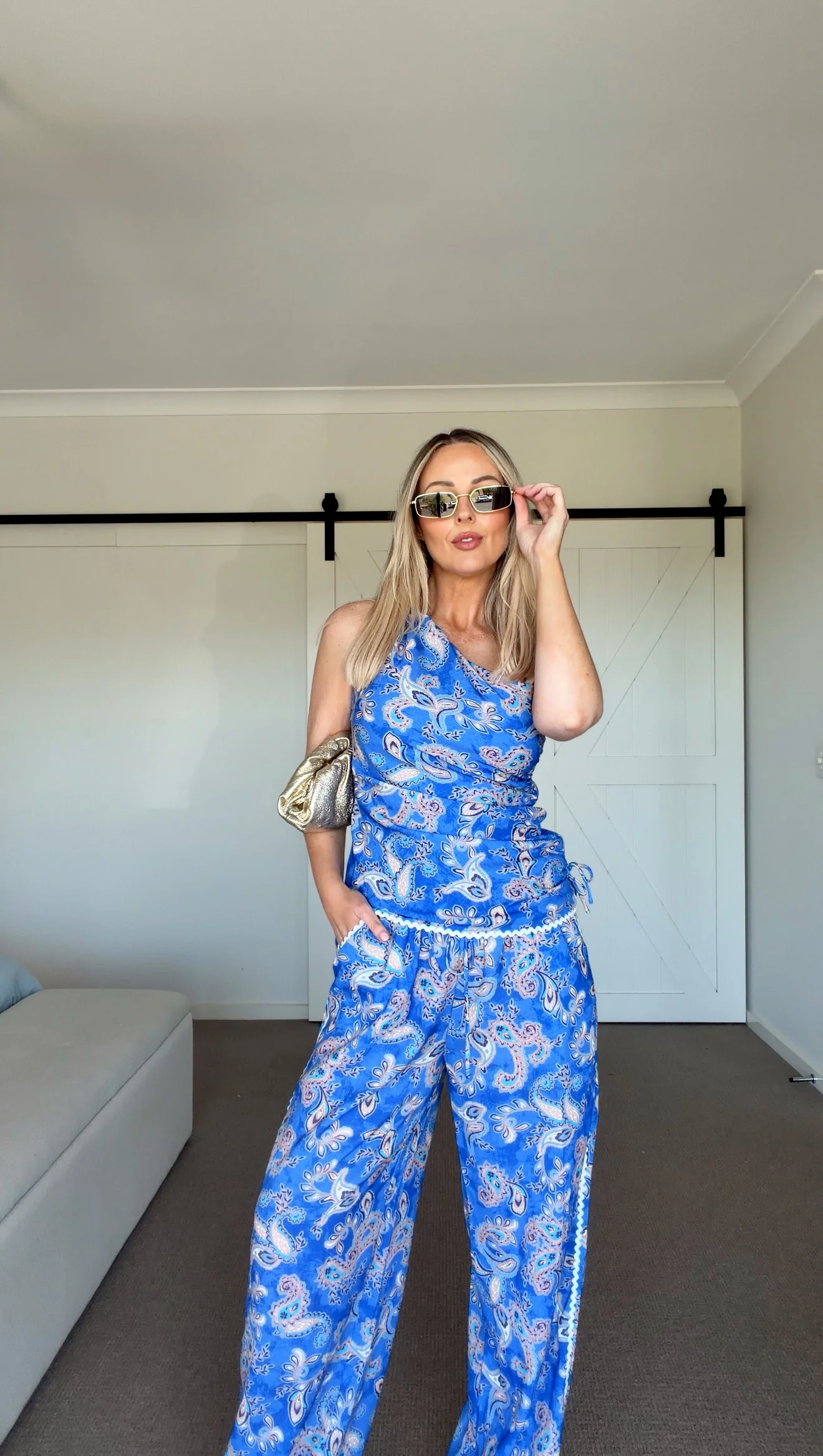 Yazlin Top Oceana Print - Image 2
