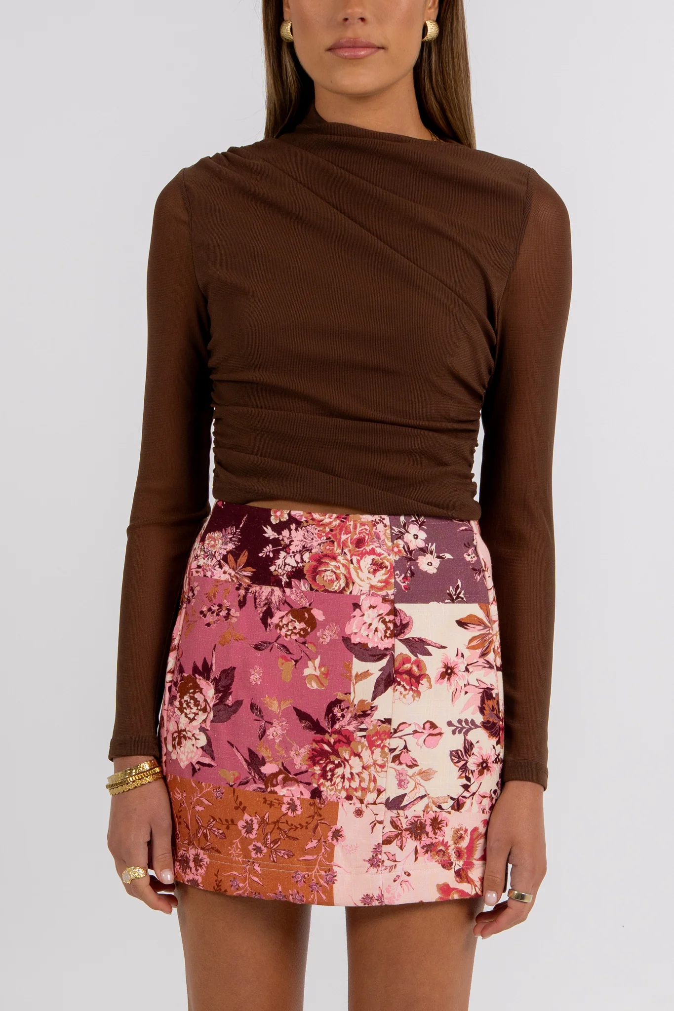 Zaira Mini Skirt Fleur Print - Image 3