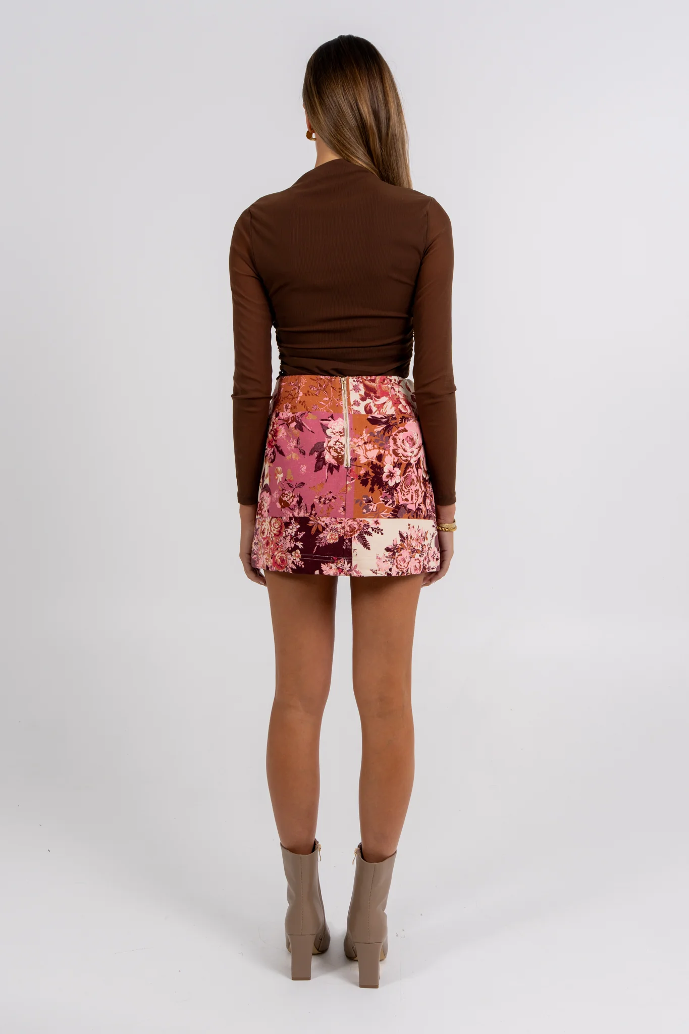Zaira Mini Skirt Fleur Print - Image 4