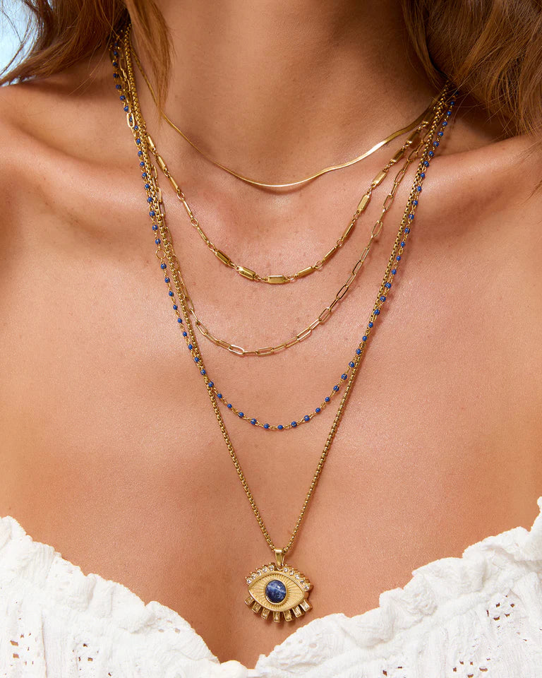 Zen Necklace Gold - Image 5