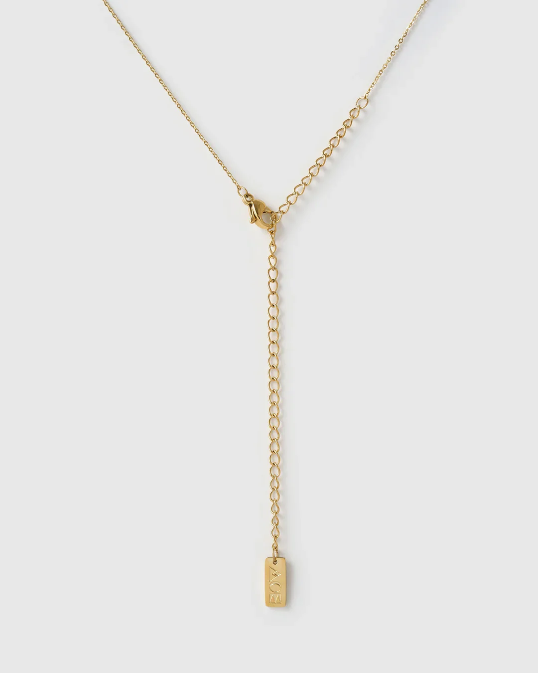 Zodiac Tag Necklace Gold - Image 16